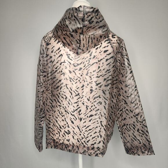 Calvin Klein Animal Print Raincoat - Picture 4 of 5